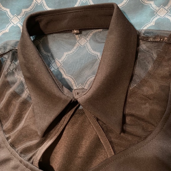 Shein mesh sleeve dress - Picture 2 of 5